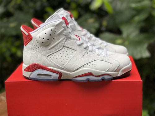 Pure original version_ Air Jordan 6 _Red Oreo_ white red_ goods number_ CT8629 162_ full code shipment 40.5--47.5-7a8e84c3